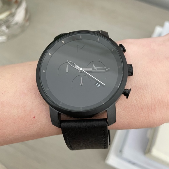 MVMT Mens All Black Watch - Picture 2 of 8